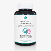 Broccoli Granatum von EnergyBalance Schweiz – Brokkoli-Granatapfel Antioxidant-Komplex mit Sulforaphan und Polyphenolen, vegane Nahrungsergänzung in Kapseln