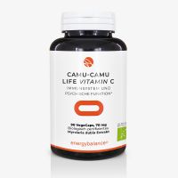 Konfektion CamuCamu Life C, Vitamin C BIO 95 mg, natürliches Antioxidans.