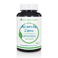 Acerola ZERO ist ein Nahrungsergänzungsmittel, das speziell entwickelt wurde, um Ihnen eine köstliche Quelle von natürlichem Vitamin C zu bieten, ganz ohne Zucker. Mit dem natürlichen Süßstoff Xylitol bietet es einen angenehmen Geschmack und ist ideal für