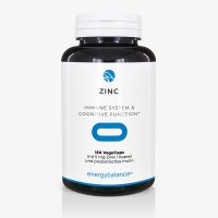 Zinkcitrat Präbiotisches Aktives Natürliches Mineral. Vs Oxidativer Stress, 150 VegeCaps, 5 mg. Mit Inulin. Braune Flasche Supplement