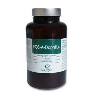 Probiotika FOS-A-Dophilus NaturVital, 60 VegeCaps