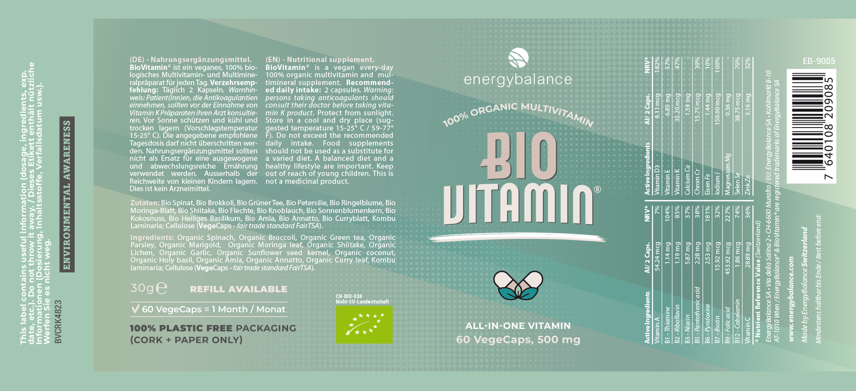 BioVitamin® the world's first ecological and bio-certified multivitamin ...