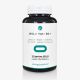 Wild Yam 50+ Nahrungsergänzung – Flasche mit vollständigem Etikett. Enthält 90 vegane Kapseln mit 80 mg Diosgenin pro Tagesdosis sowie Calcium und Vitamin D. 