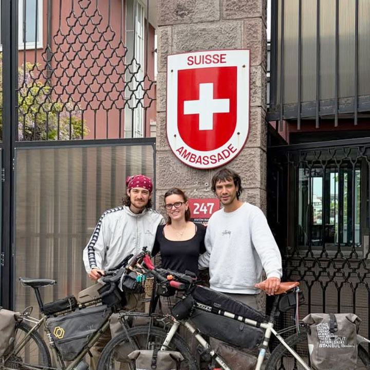 Nicola e Marvin pedalata amateur